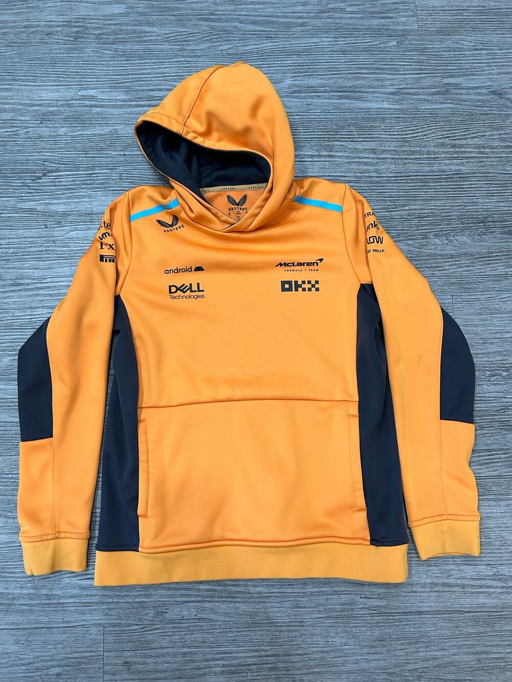 Castore McLaren F1 Team Hoodie Youth XL / EUR 164cm Papaya Orange Pullover